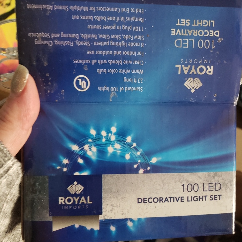 Decorative lights, 2 boxes sold together